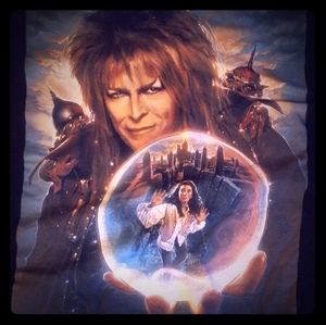 Labyrinth film t-shirt David Bowie XL